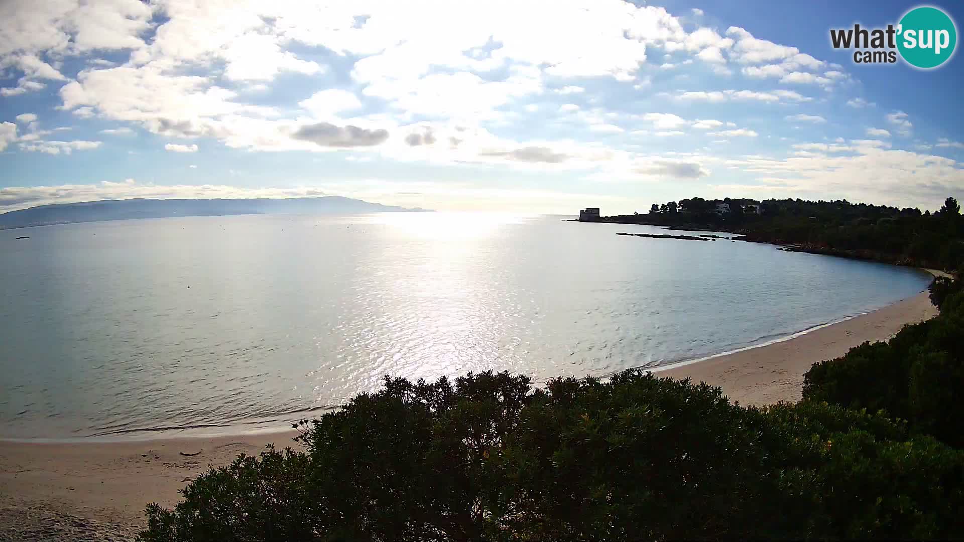 Web kamera plaža Lazzaretto | Alghero | Sardinija