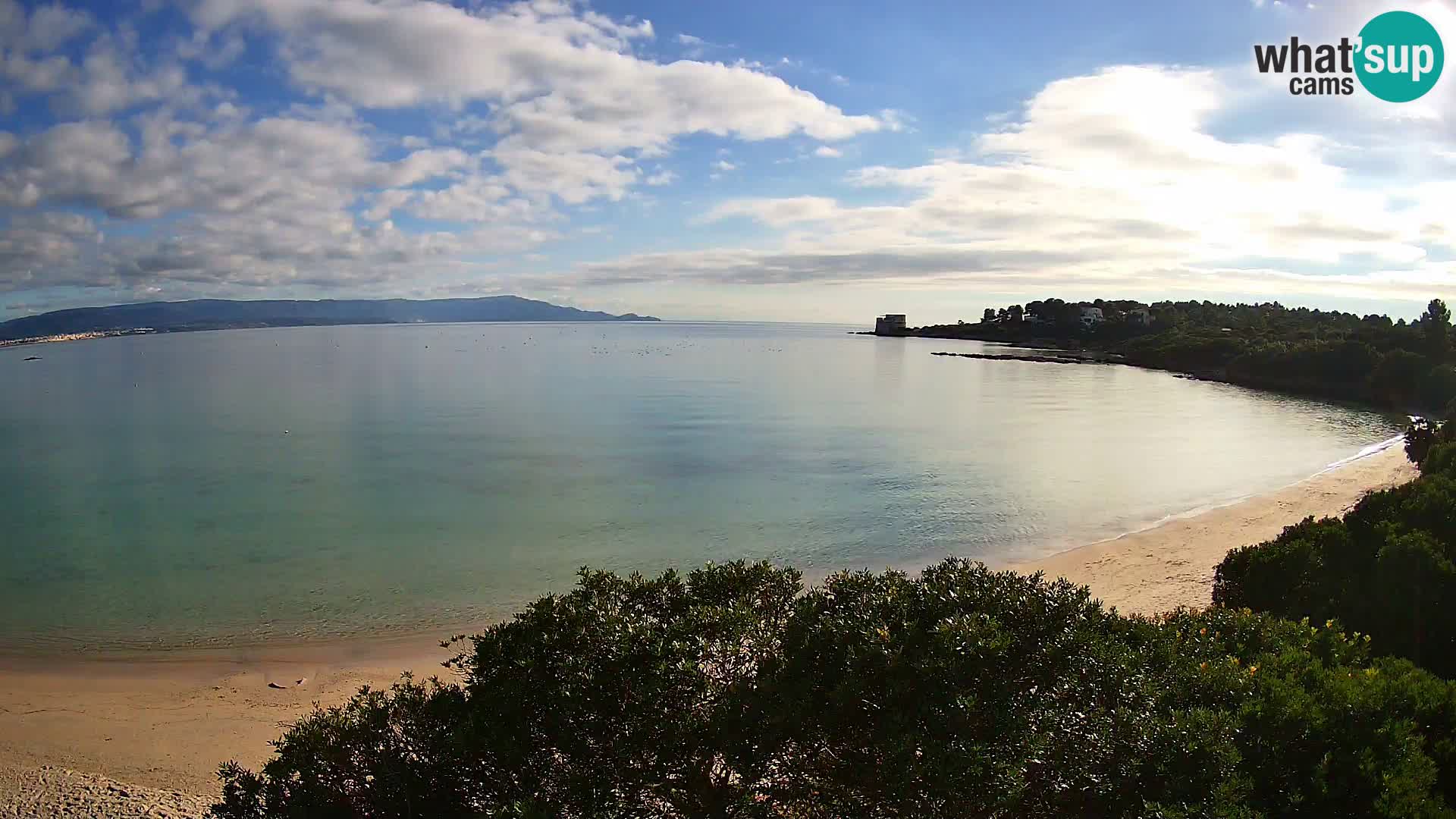 Webcam Lazzaretto Strand | Alghero | Sardinien