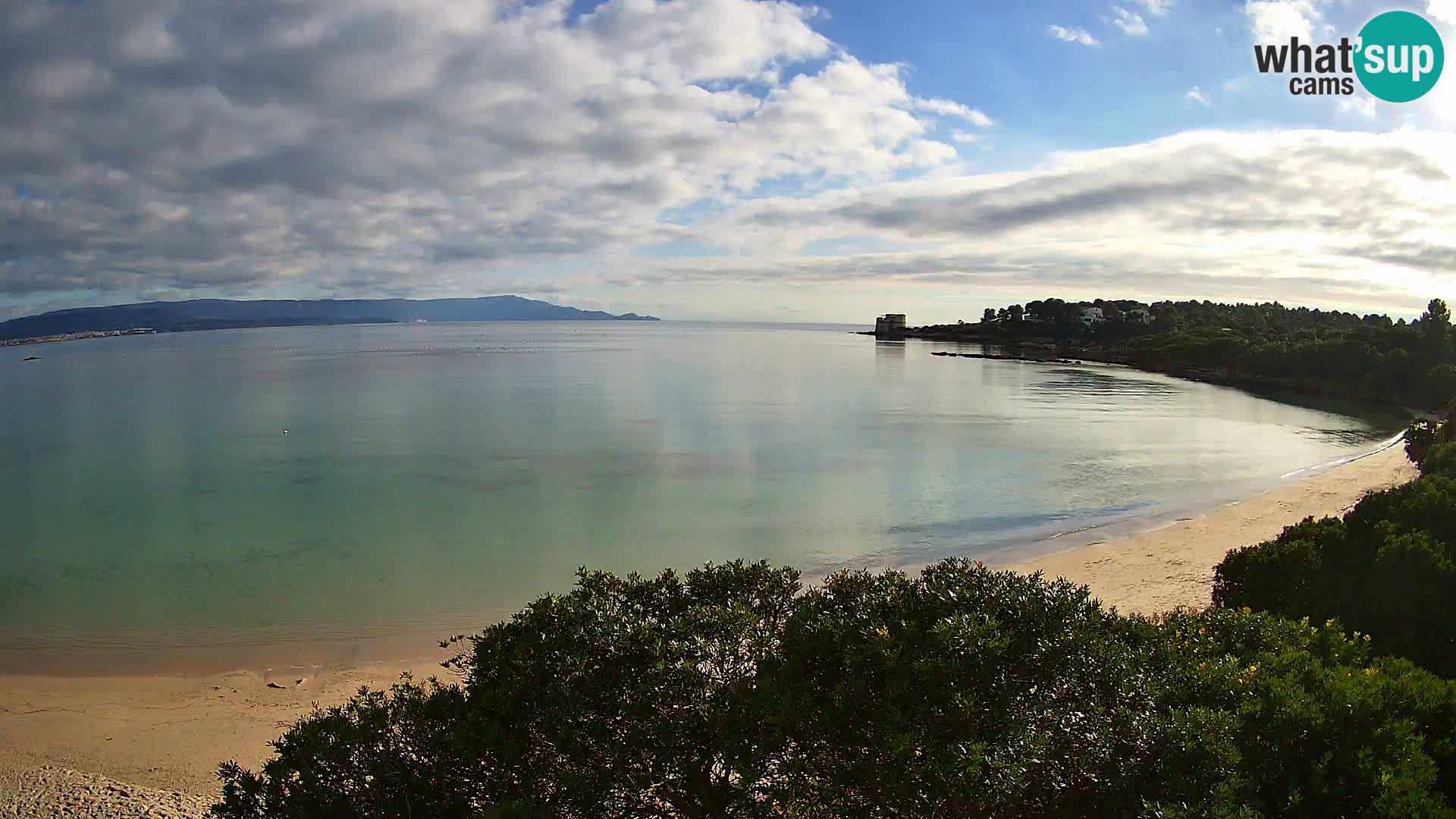 Plage Lazzaretto livecam | Alghero | Sardaigne