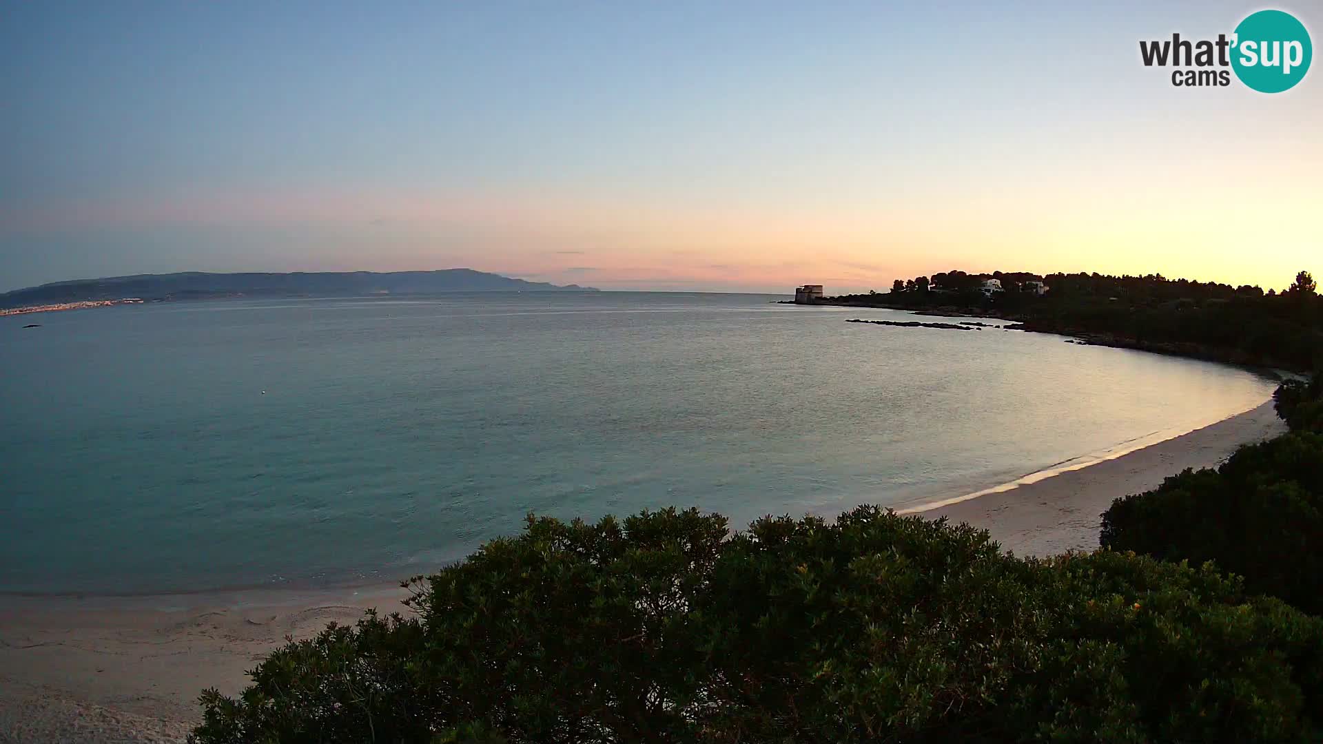 Webcam Lazzaretto Strand | Alghero | Sardinien
