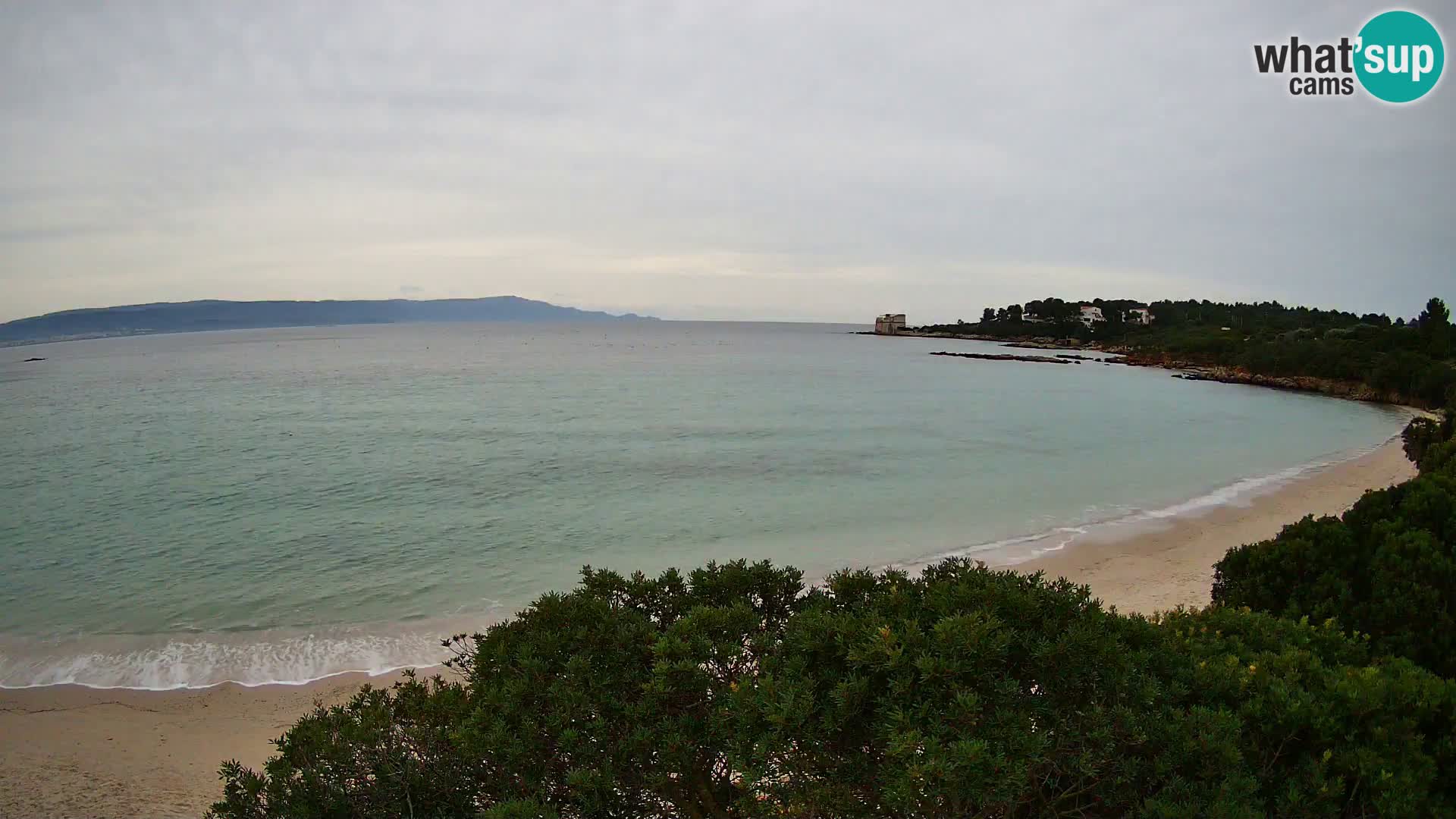 Webcam Lazzaretto beach | Alghero | Sardinia