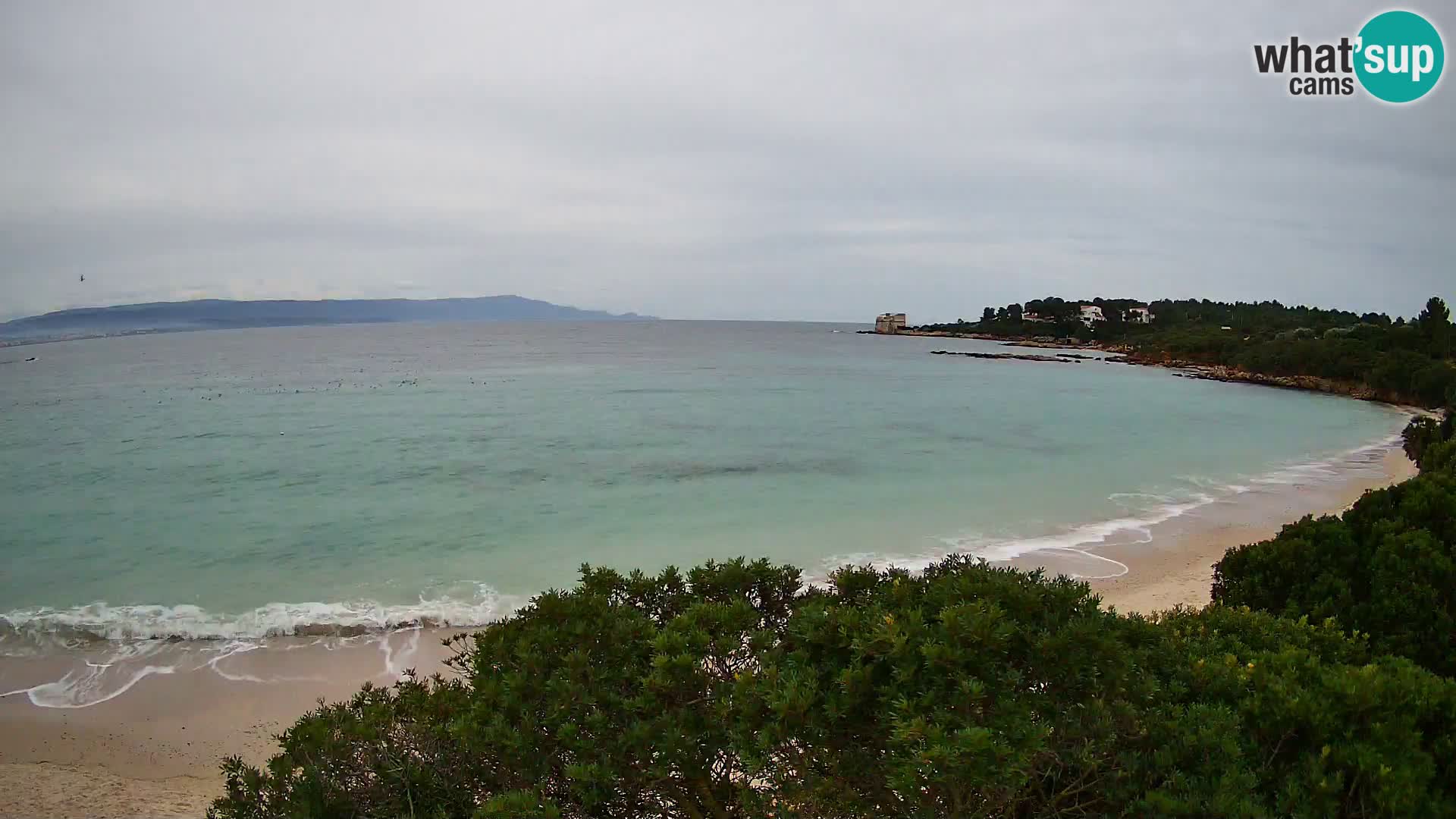 Webcam Lazzaretto beach | Alghero | Sardinia