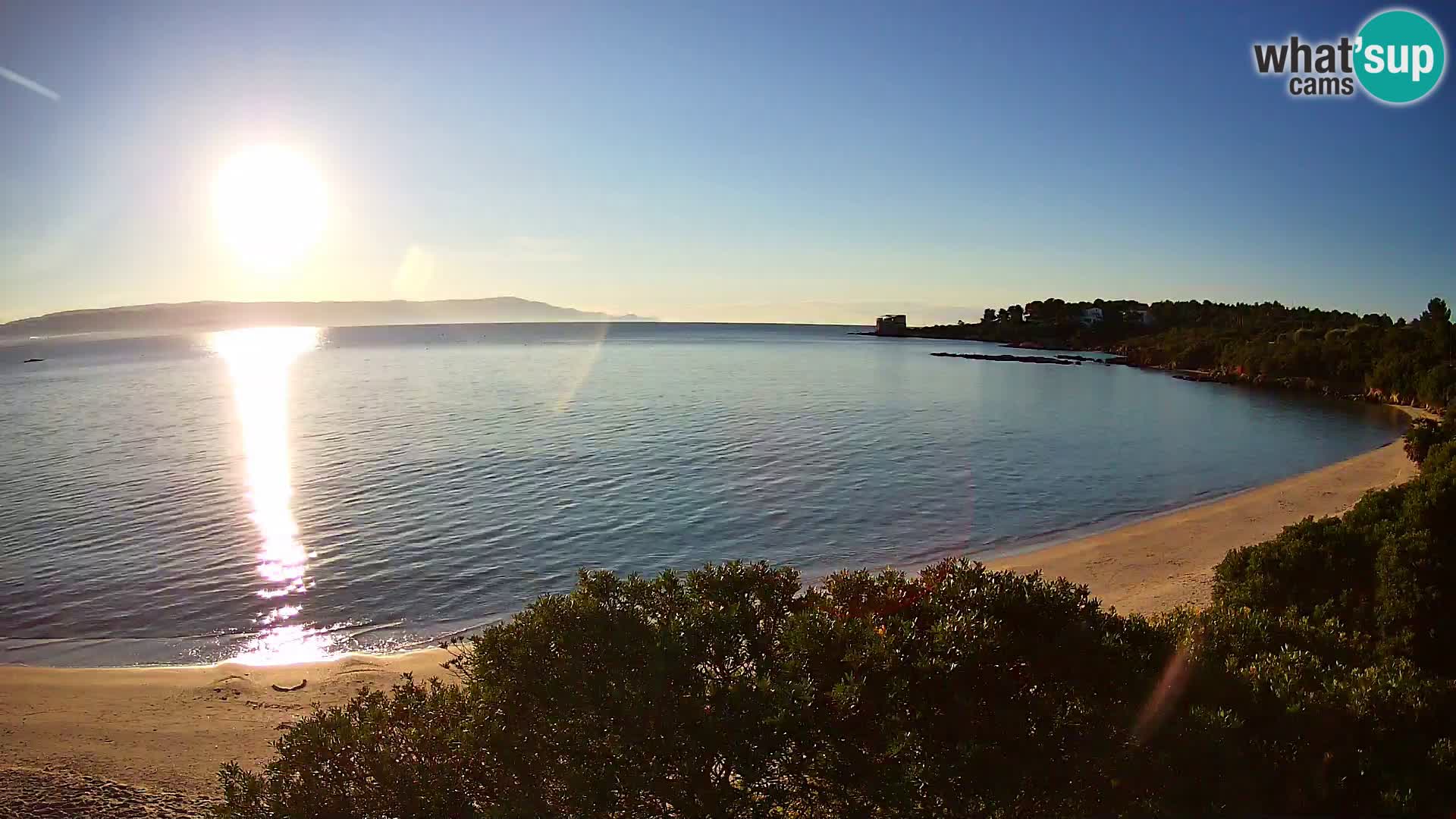 Webcam Lazzaretto beach | Alghero | Sardinia
