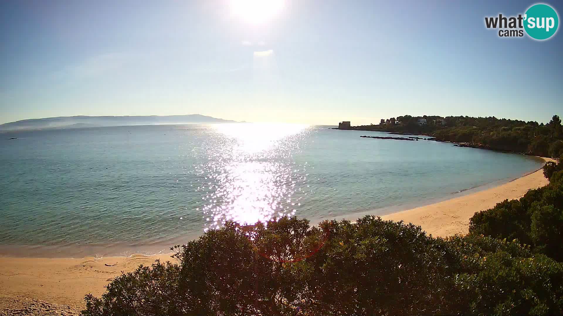 Plage Lazzaretto livecam | Alghero | Sardaigne