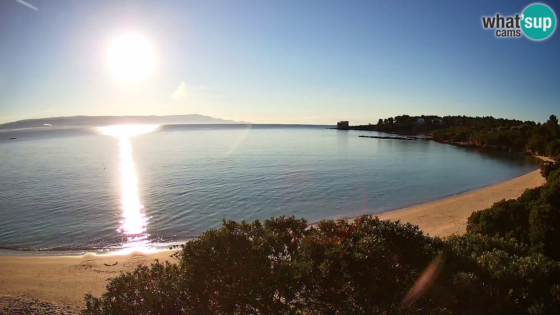 Webcam Lazzaretto beach | Alghero | Sardinia