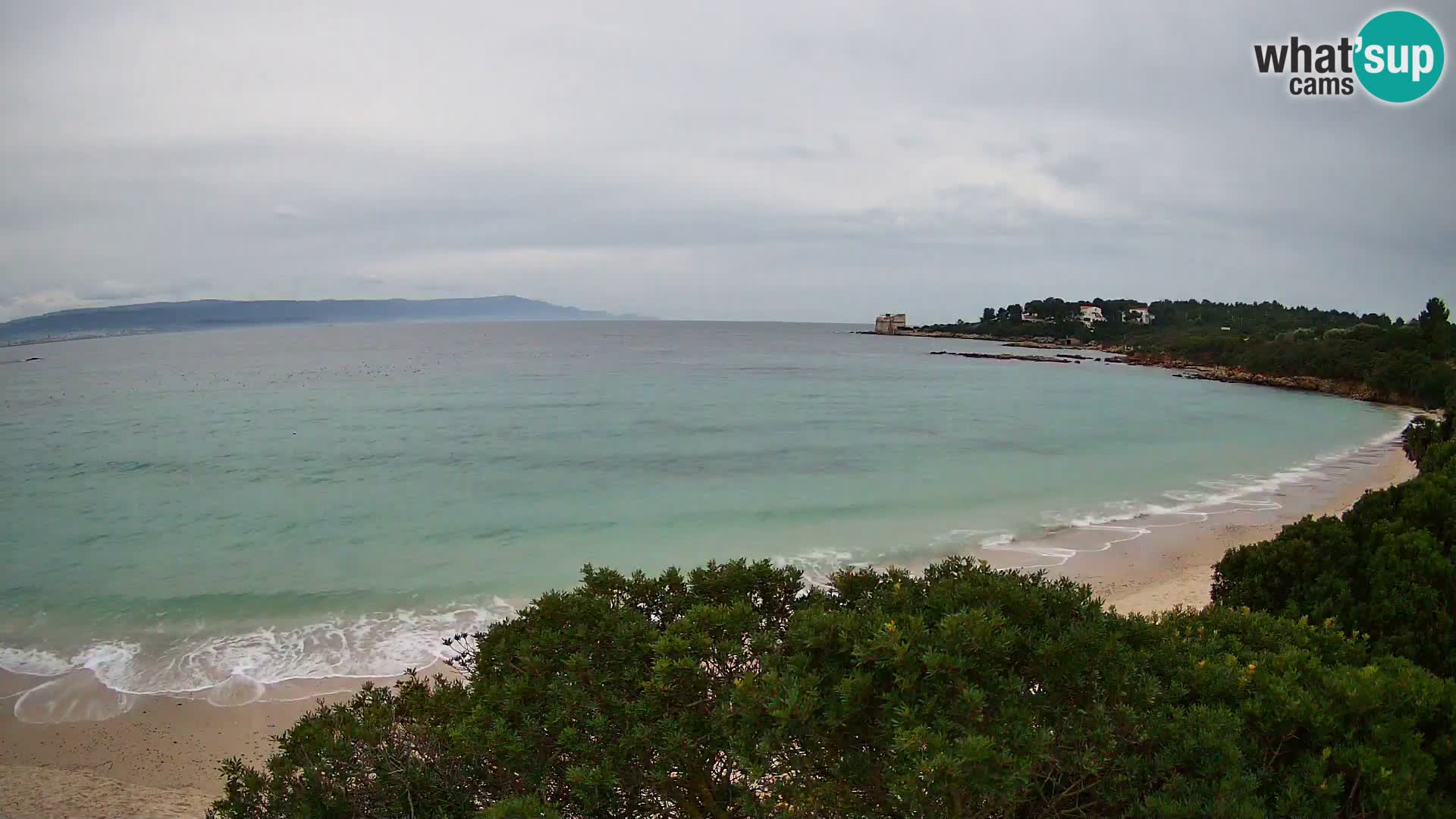 Plage Lazzaretto livecam | Alghero | Sardaigne