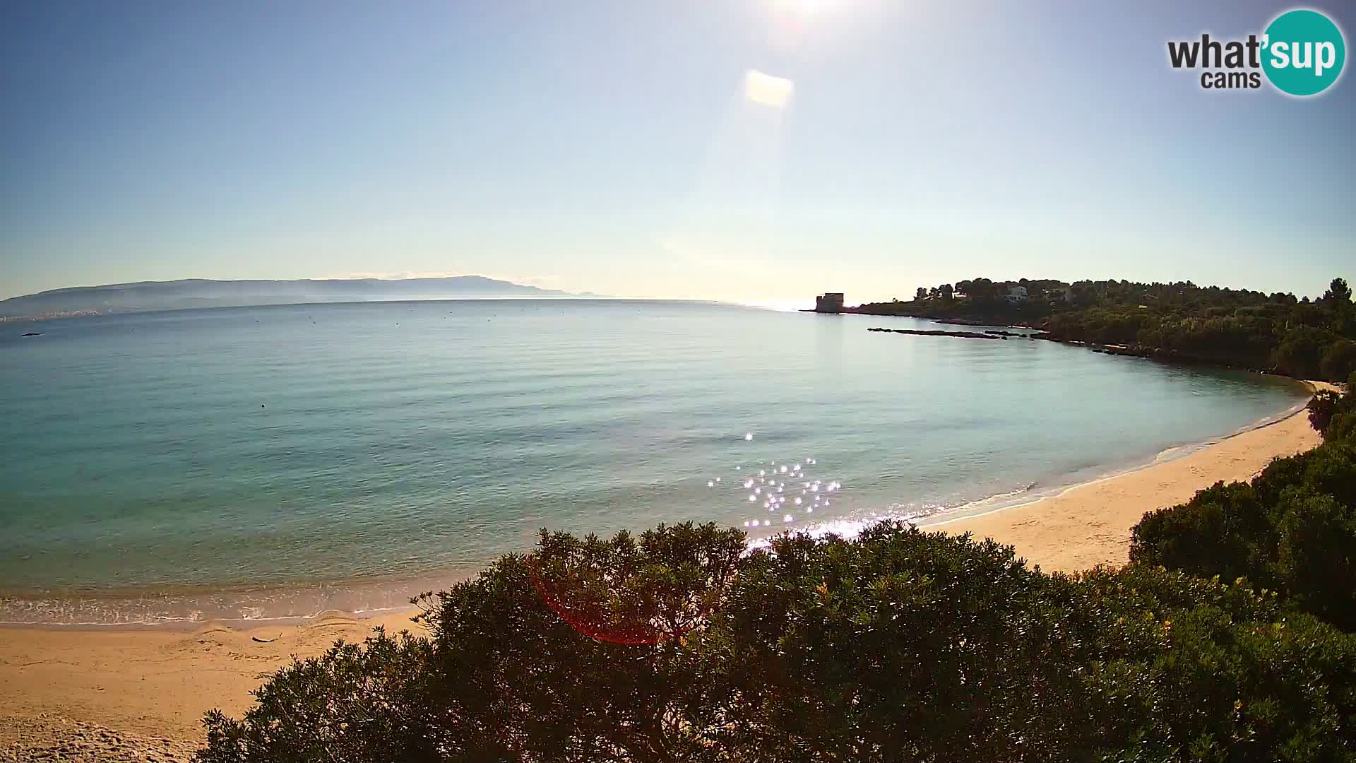 Webcam Lazzaretto beach | Alghero | Sardinia