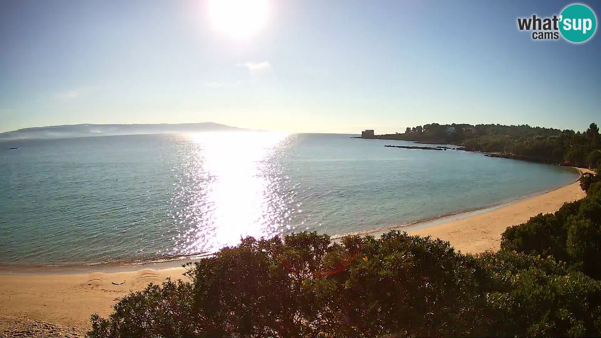 Webcam Lazzaretto Strand | Alghero | Sardinien