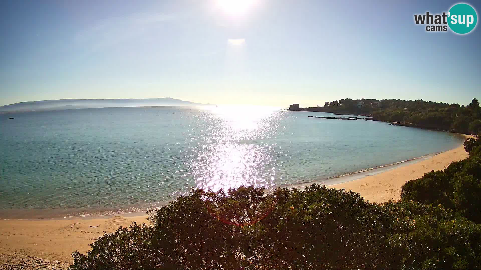 Webcam Lazzaretto beach | Alghero | Sardinia