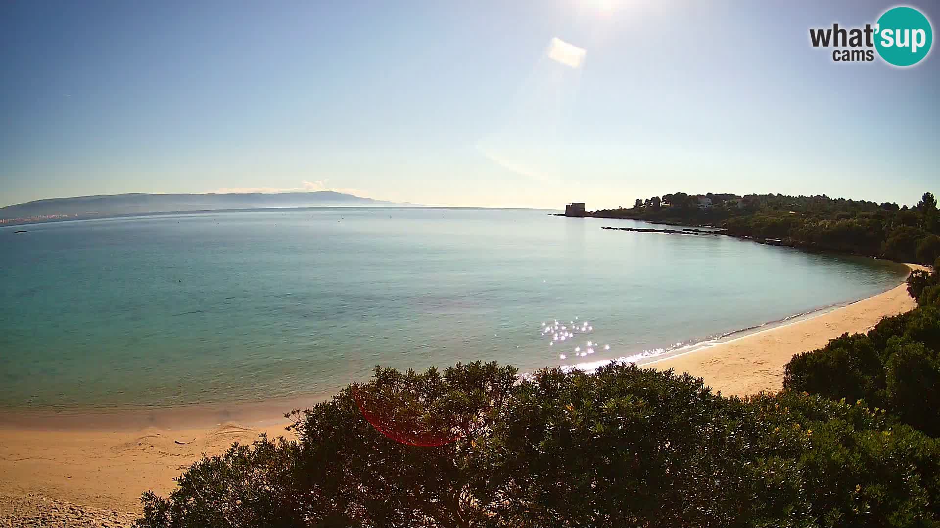 Plage Lazzaretto livecam | Alghero | Sardaigne