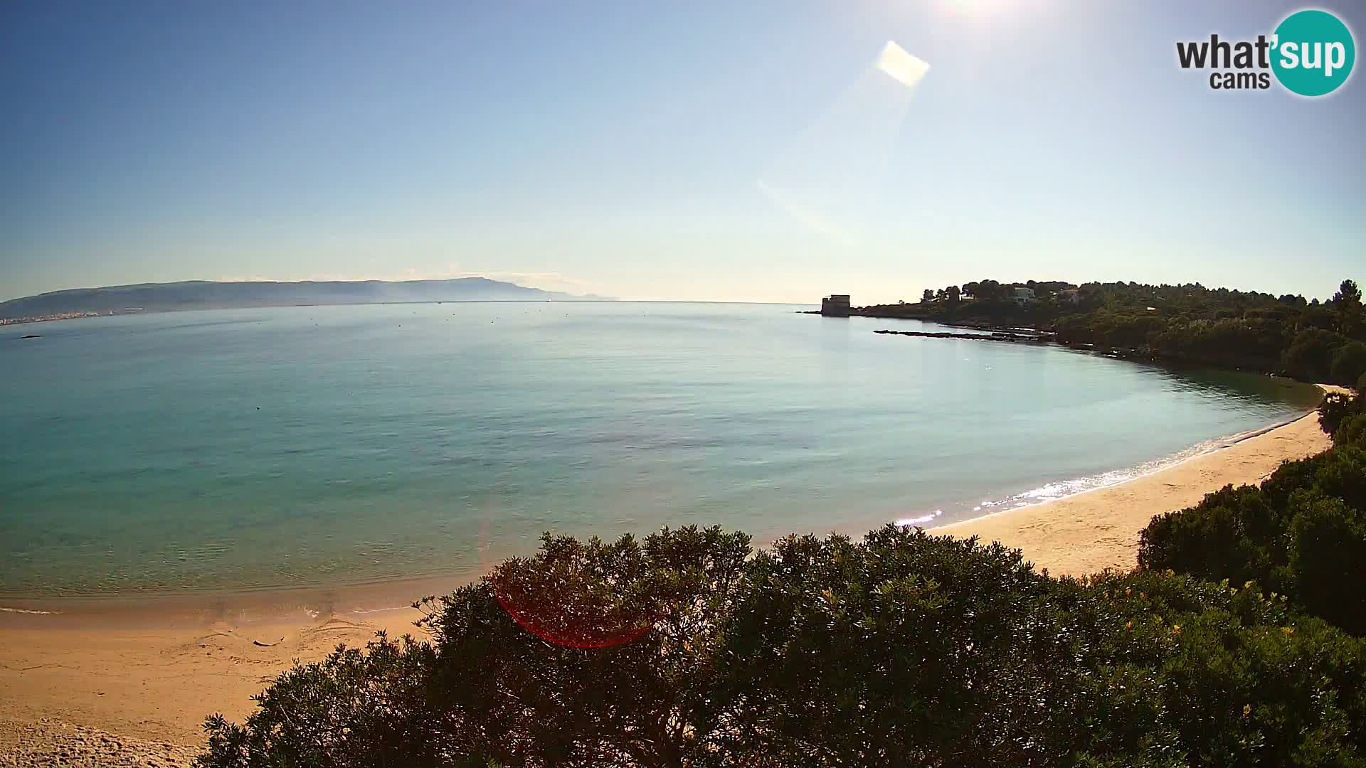 Kamera plaža Lazzaretto | Alghero | Sardinija
