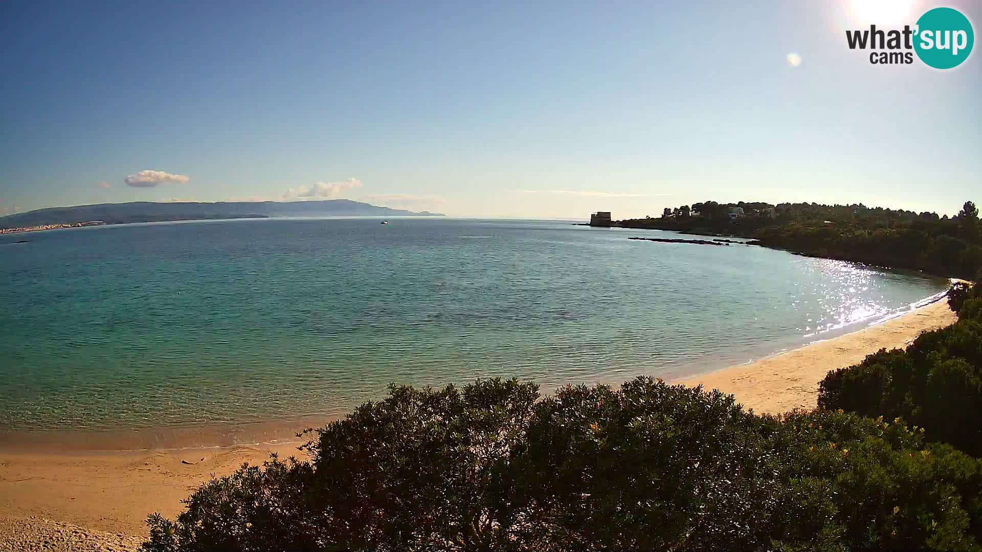 Webcam Lazzaretto beach | Alghero | Sardinia