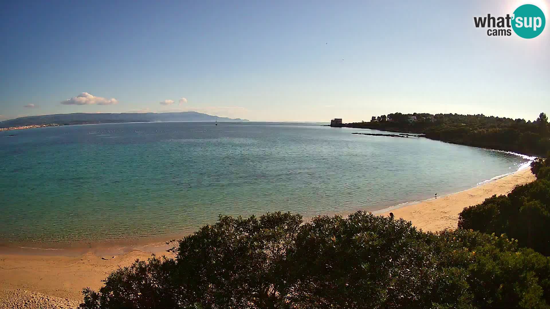 Webcam Lazzaretto Strand | Alghero | Sardinien