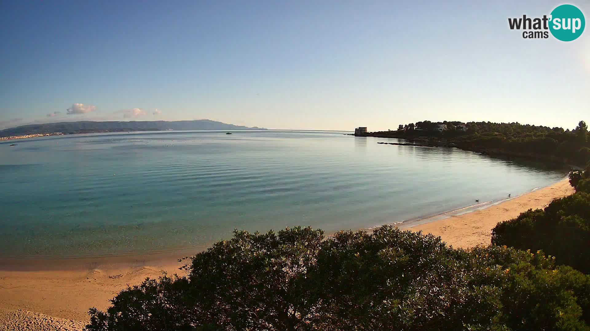 Plage Lazzaretto livecam | Alghero | Sardaigne