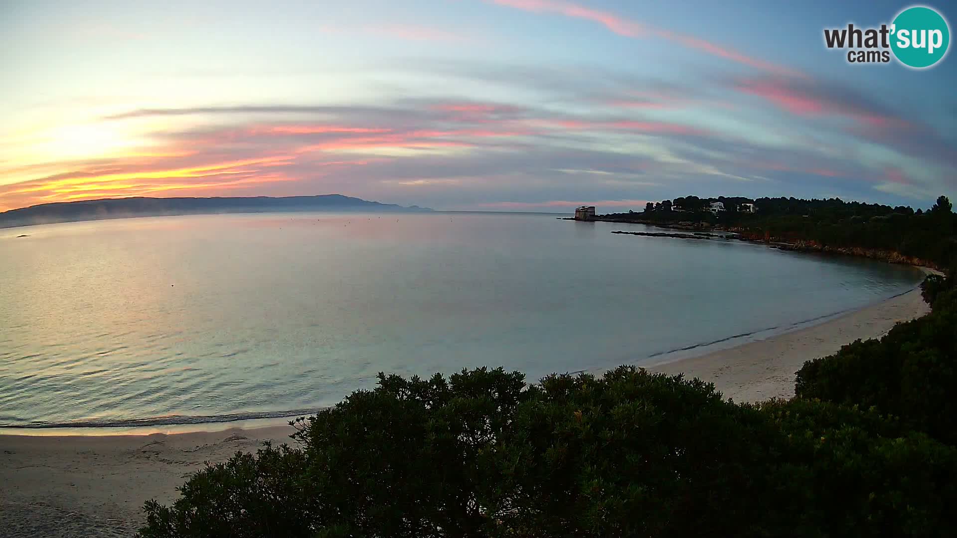 Kamera plaža Lazzaretto | Alghero | Sardinija