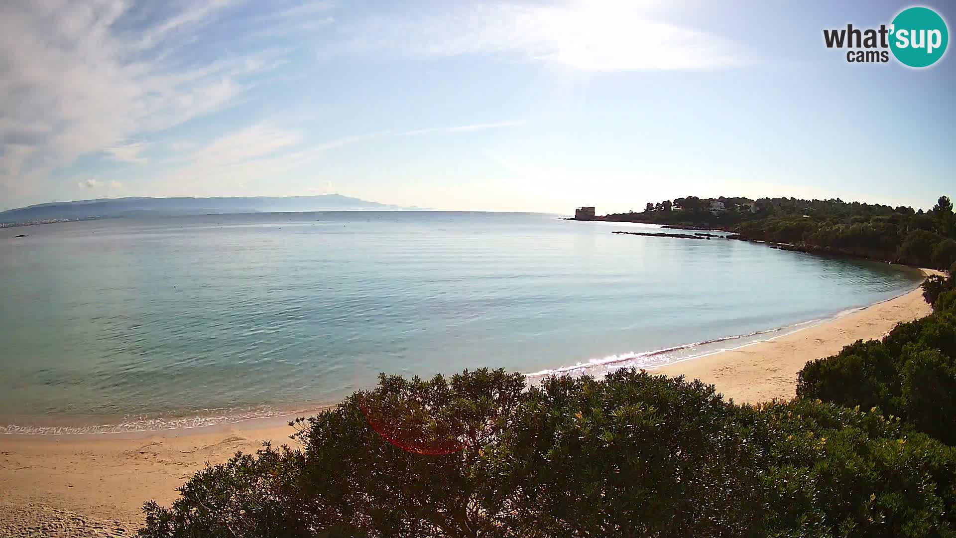 Webcam Lazzaretto beach | Alghero | Sardinia