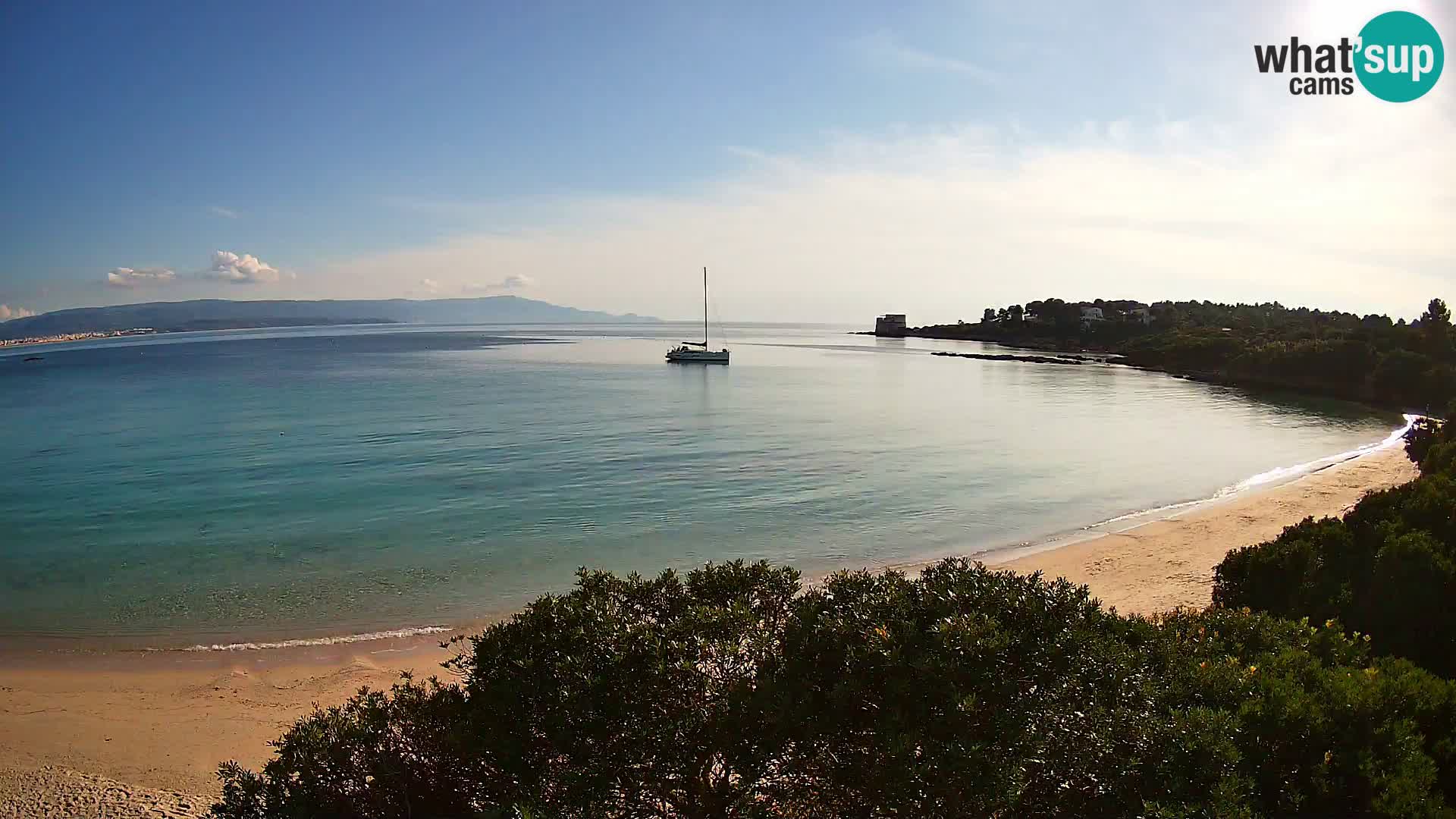 Kamera plaža Lazzaretto | Alghero | Sardinija