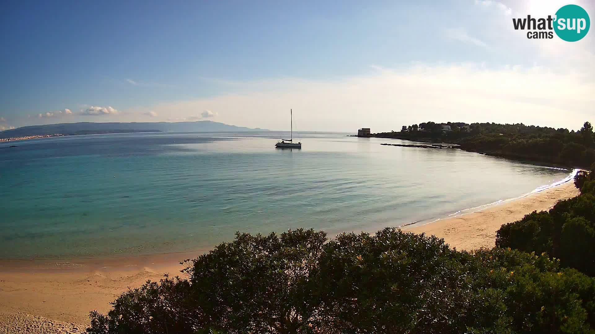 Webcam Lazzaretto beach | Alghero | Sardinia