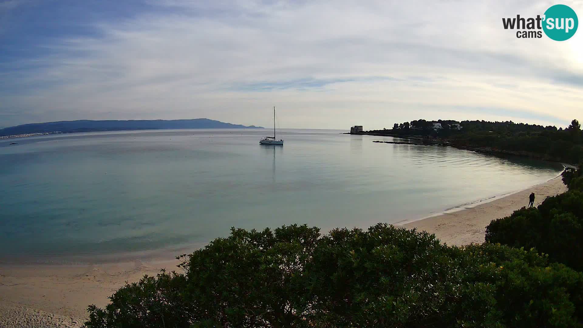 Webcam Lazzaretto beach | Alghero | Sardinia