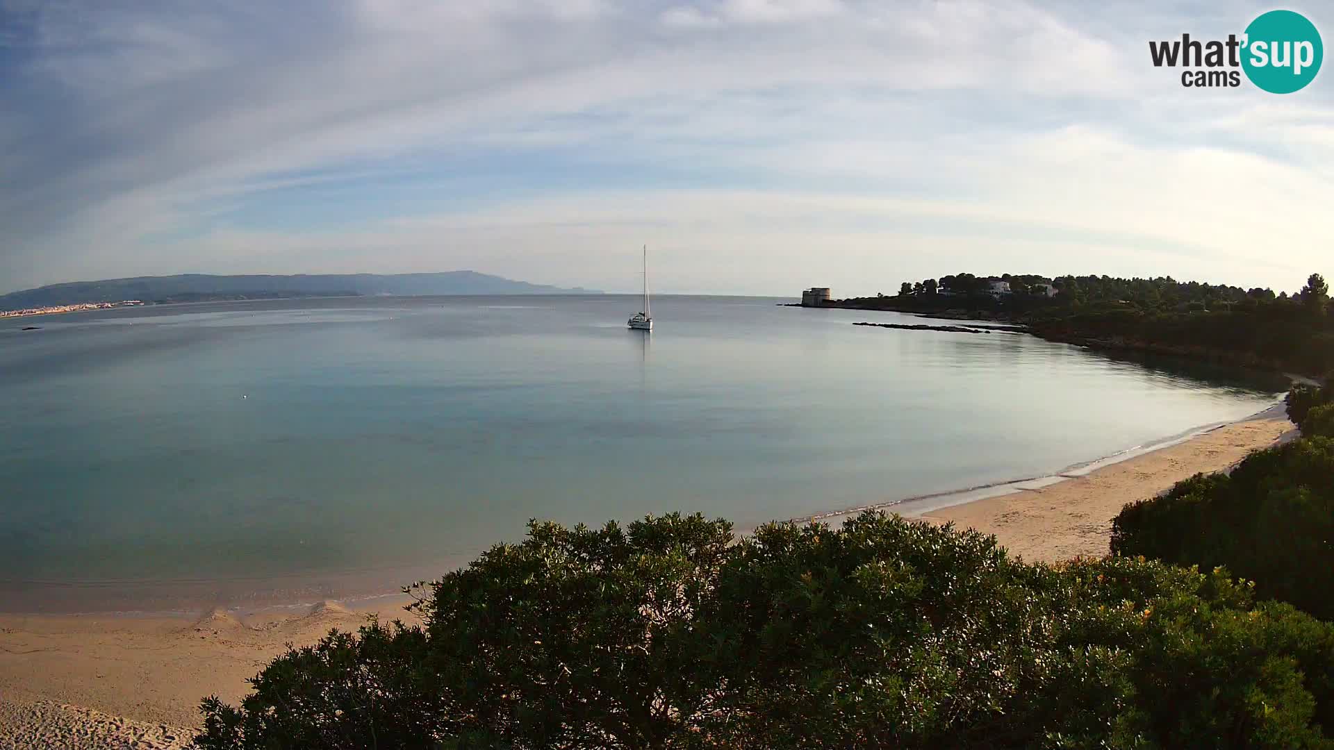Webcam Lazzaretto beach | Alghero | Sardinia