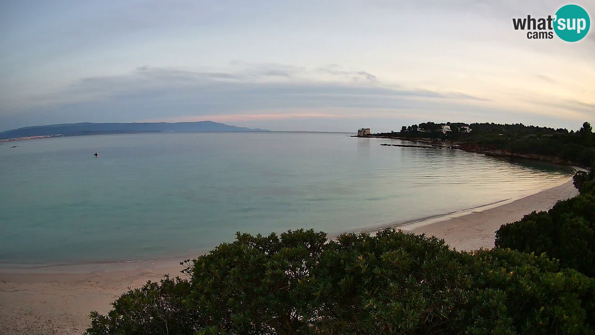Plage Lazzaretto livecam | Alghero | Sardaigne