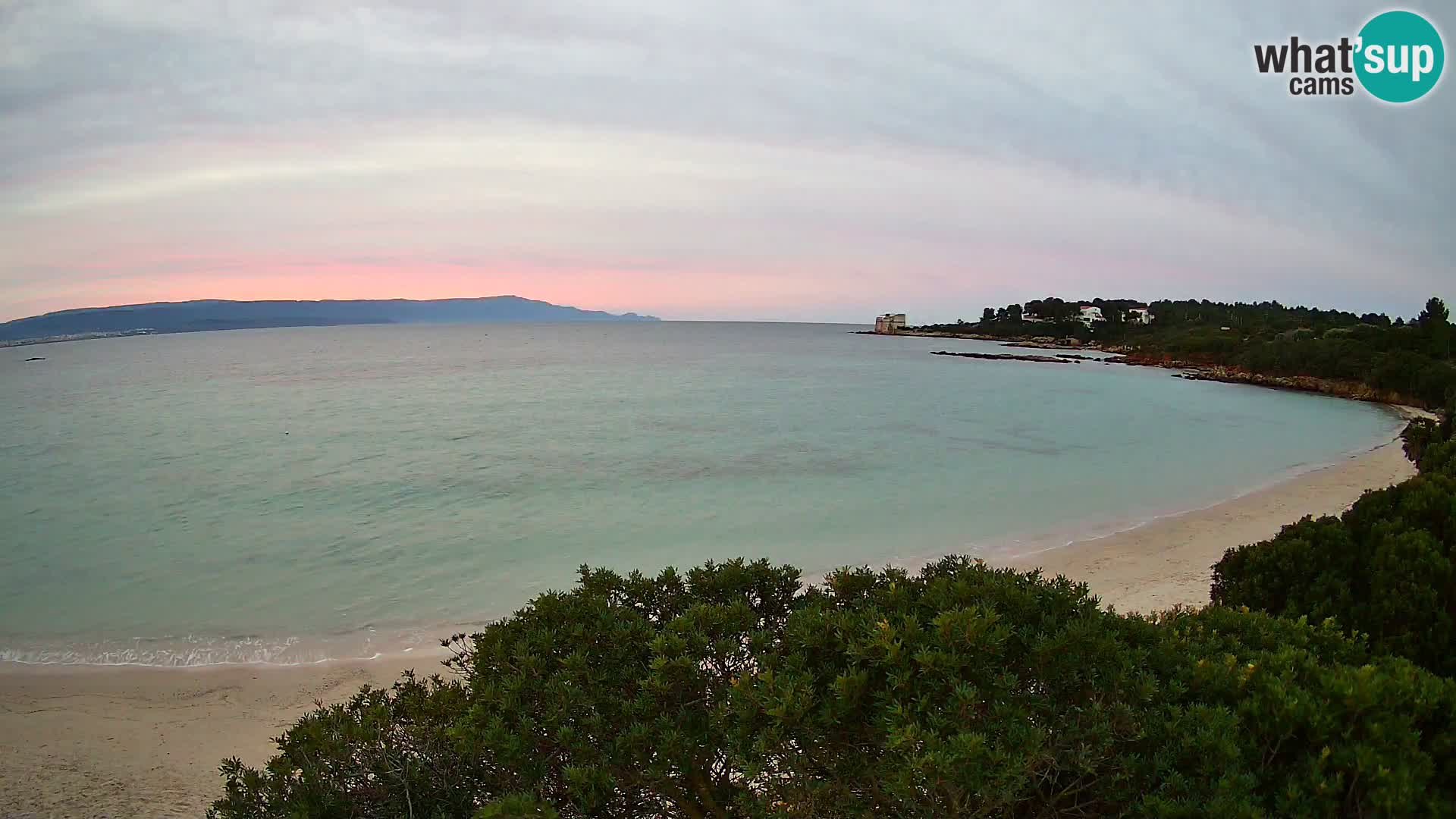 Plage Lazzaretto livecam | Alghero | Sardaigne