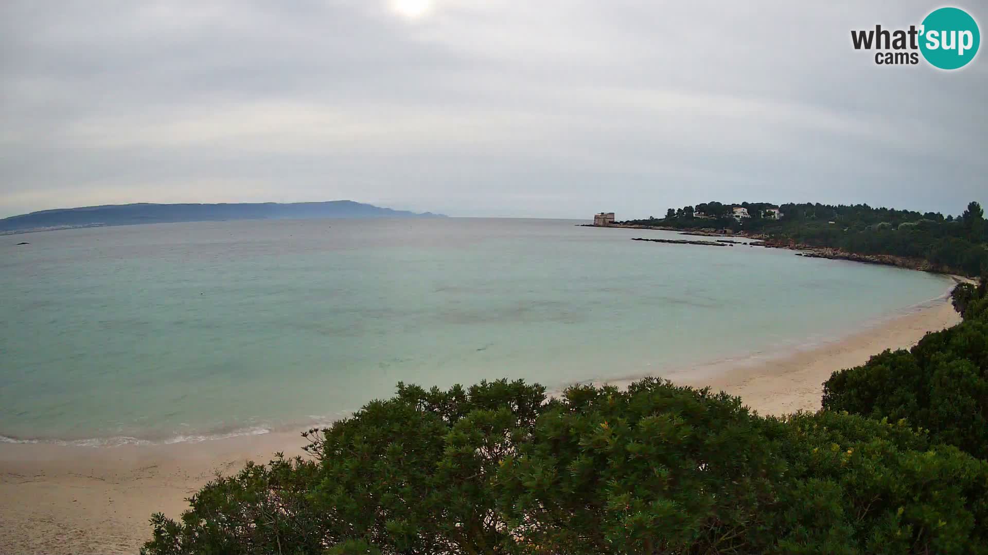 Kamera plaža Lazzaretto | Alghero | Sardinija