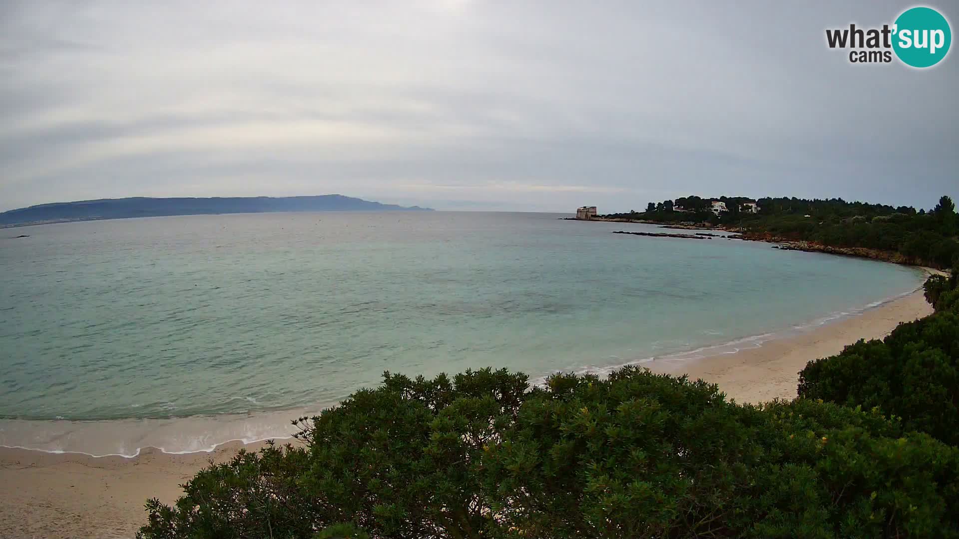 Webcam Lazzaretto Strand | Alghero | Sardinien