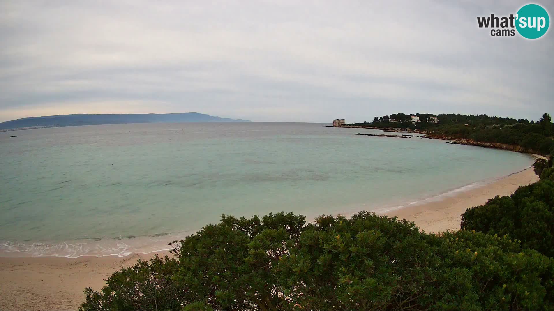 Kamera plaža Lazzaretto | Alghero | Sardinija