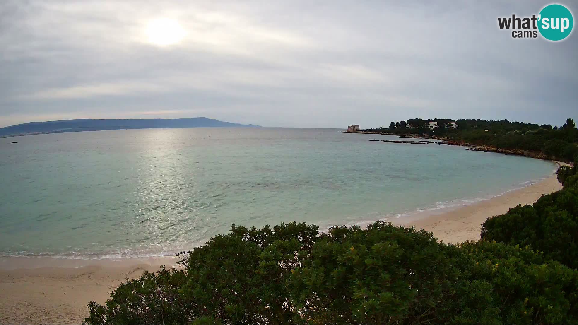Plage Lazzaretto livecam | Alghero | Sardaigne