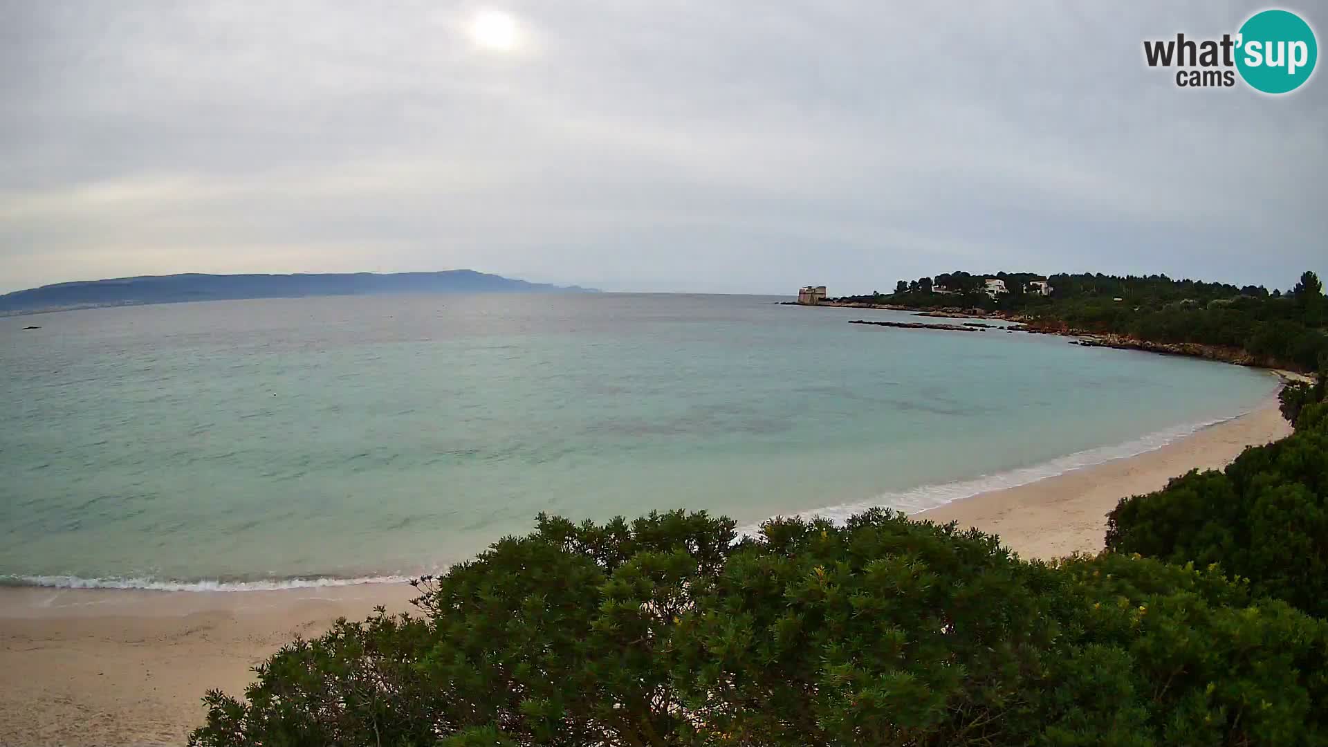 Kamera plaža Lazzaretto | Alghero | Sardinija