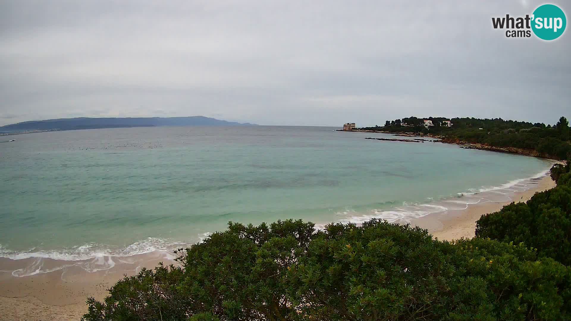 Webcam Lazzaretto Strand | Alghero | Sardinien