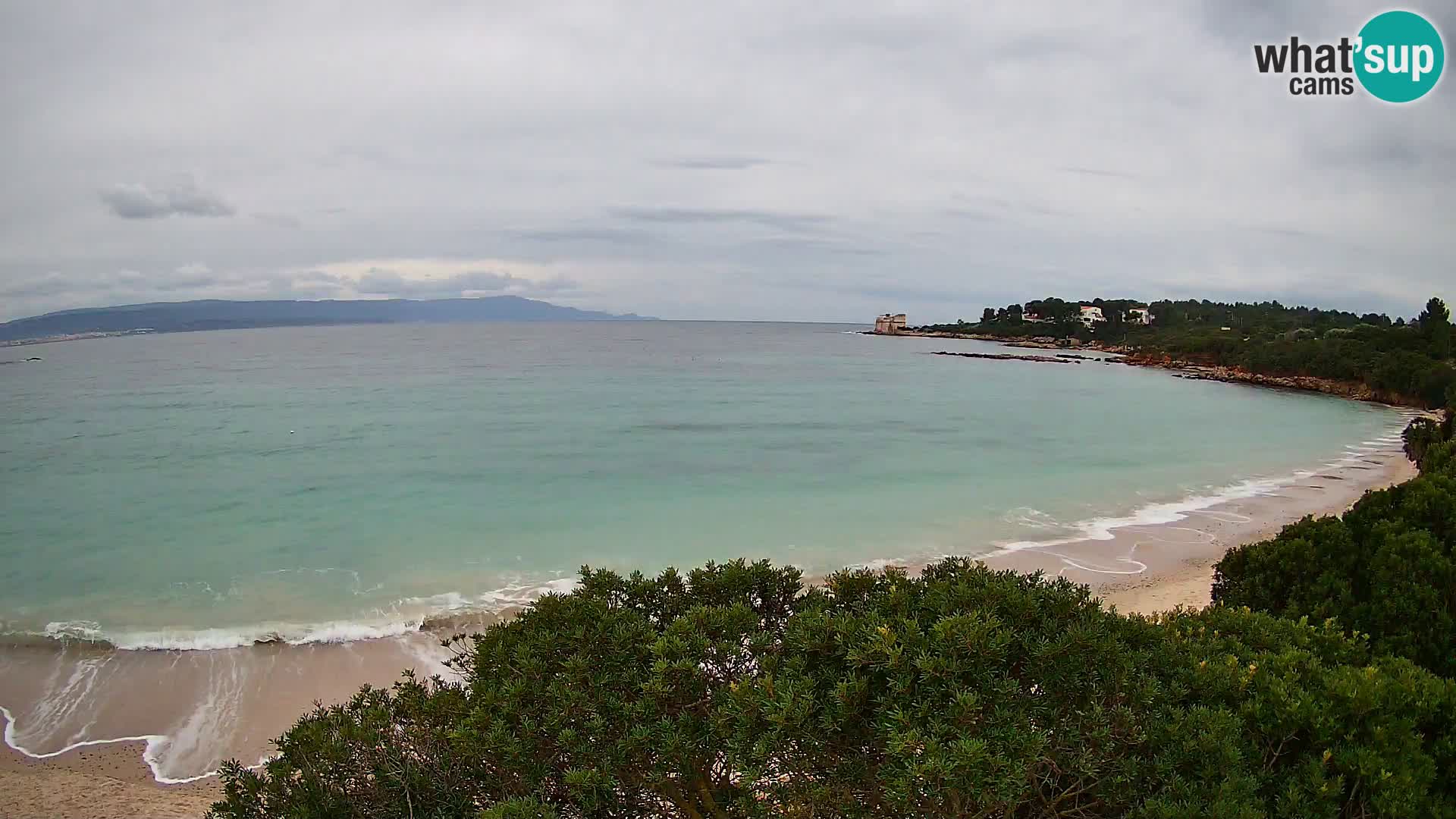 Webcam Lazzaretto beach | Alghero | Sardinia