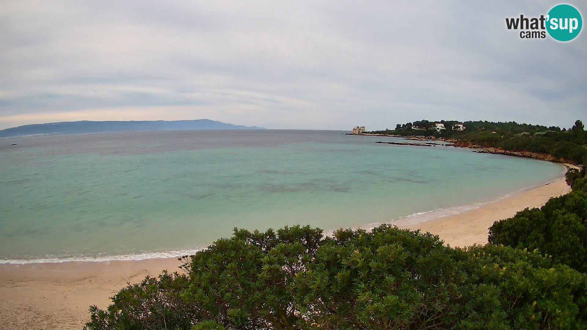 Webcam Lazzaretto Strand | Alghero | Sardinien