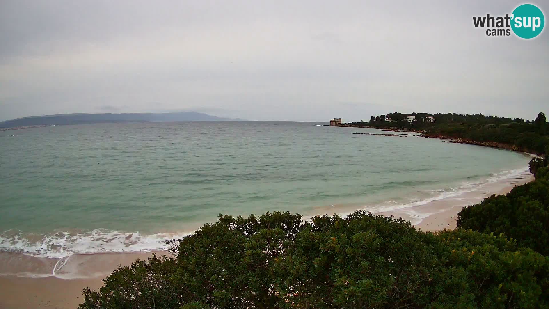 Webcam Lazzaretto Strand | Alghero | Sardinien