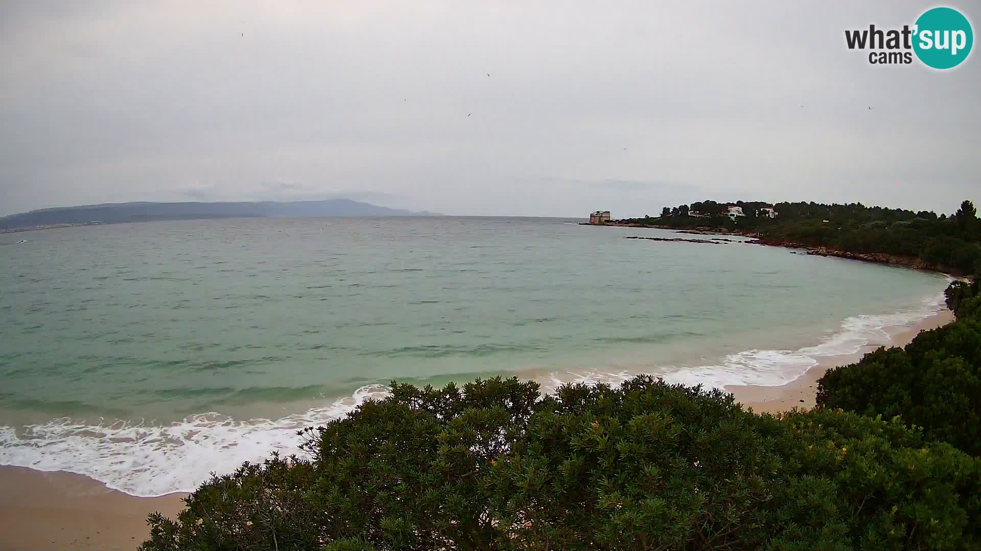 Webcam Lazzaretto Strand | Alghero | Sardinien