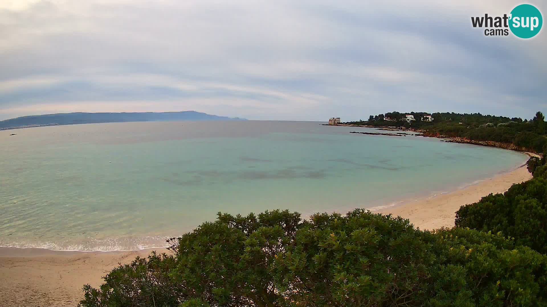 Webcam Lazzaretto Strand | Alghero | Sardinien
