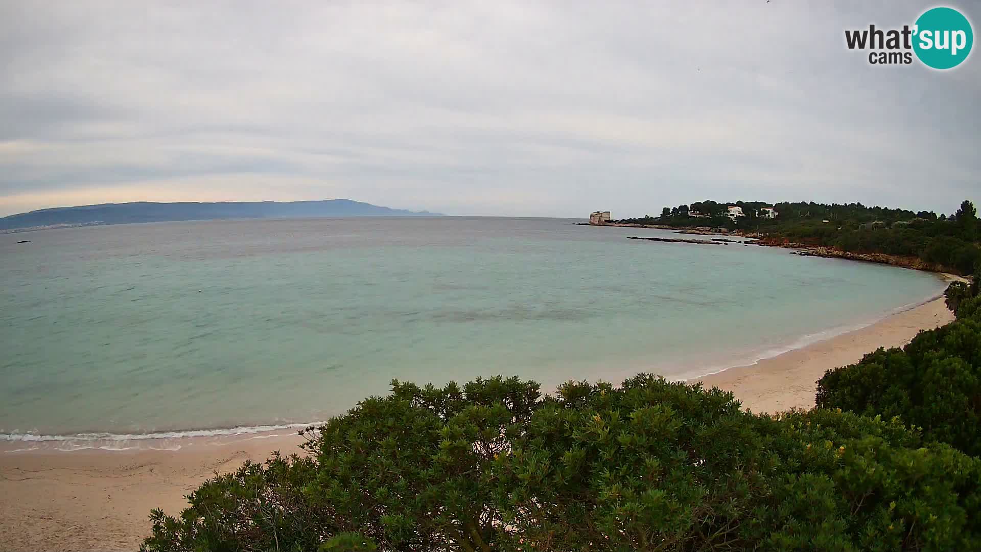 Plage Lazzaretto livecam | Alghero | Sardaigne