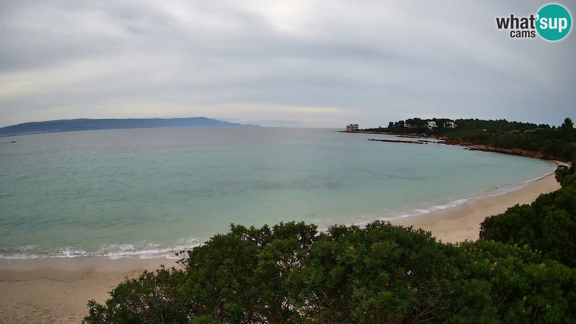 Plage Lazzaretto livecam | Alghero | Sardaigne