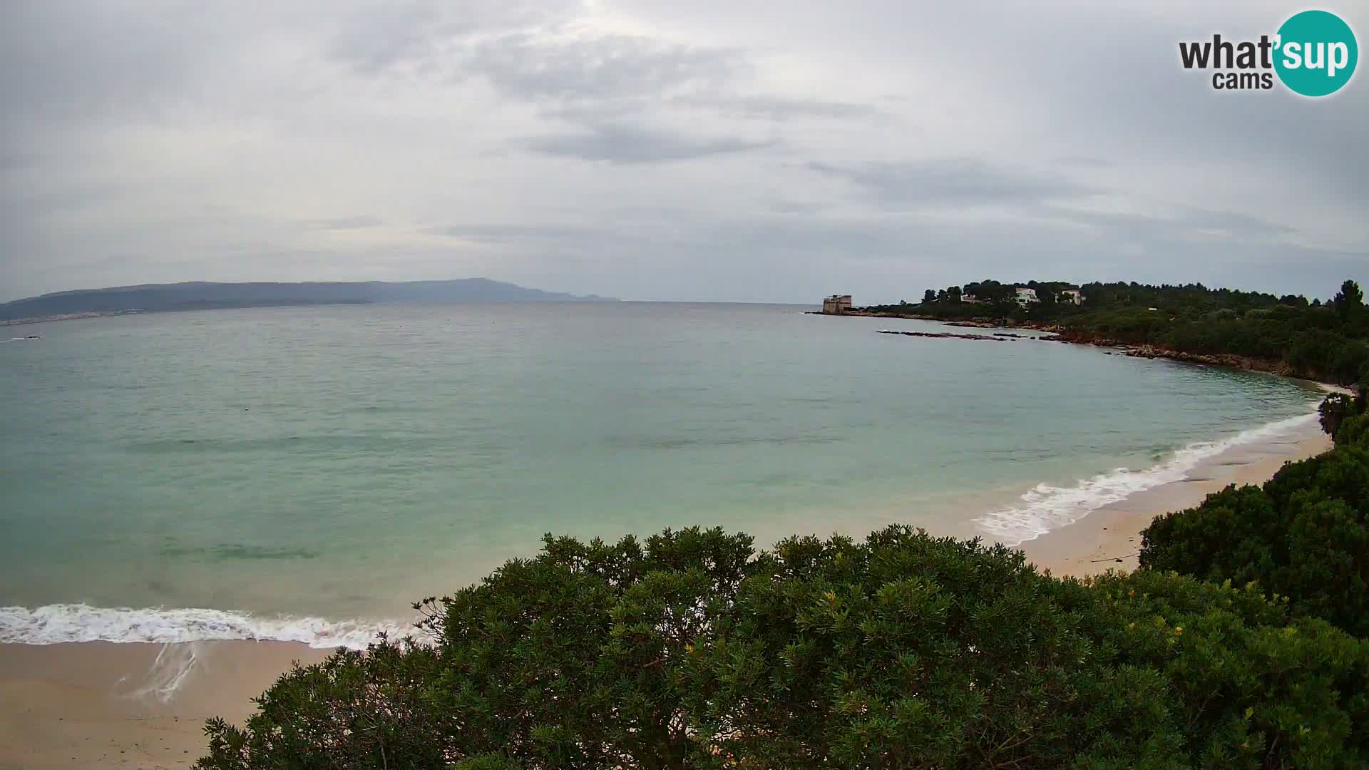 Kamera plaža Lazzaretto | Alghero | Sardinija