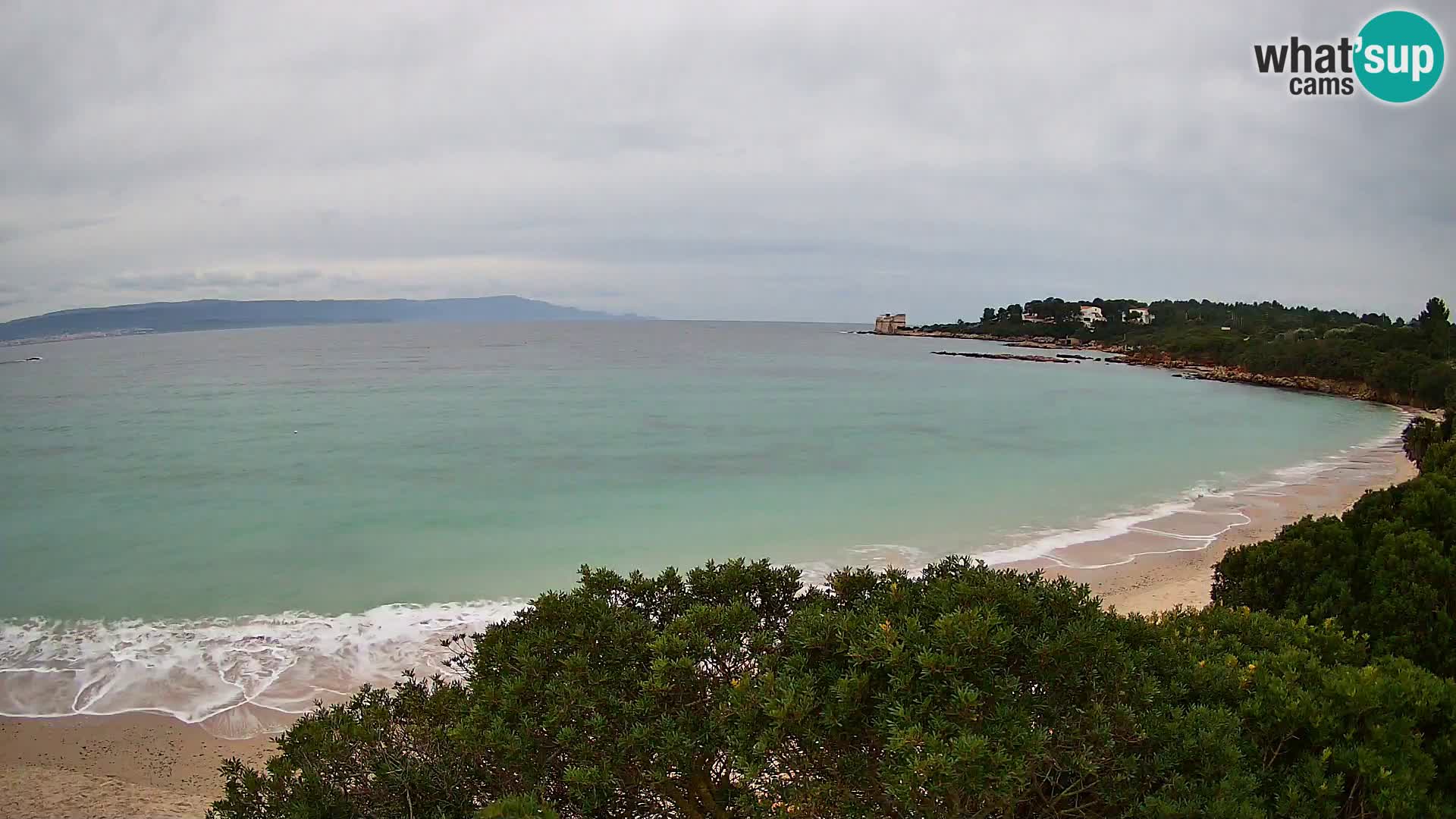 Plage Lazzaretto livecam | Alghero | Sardaigne