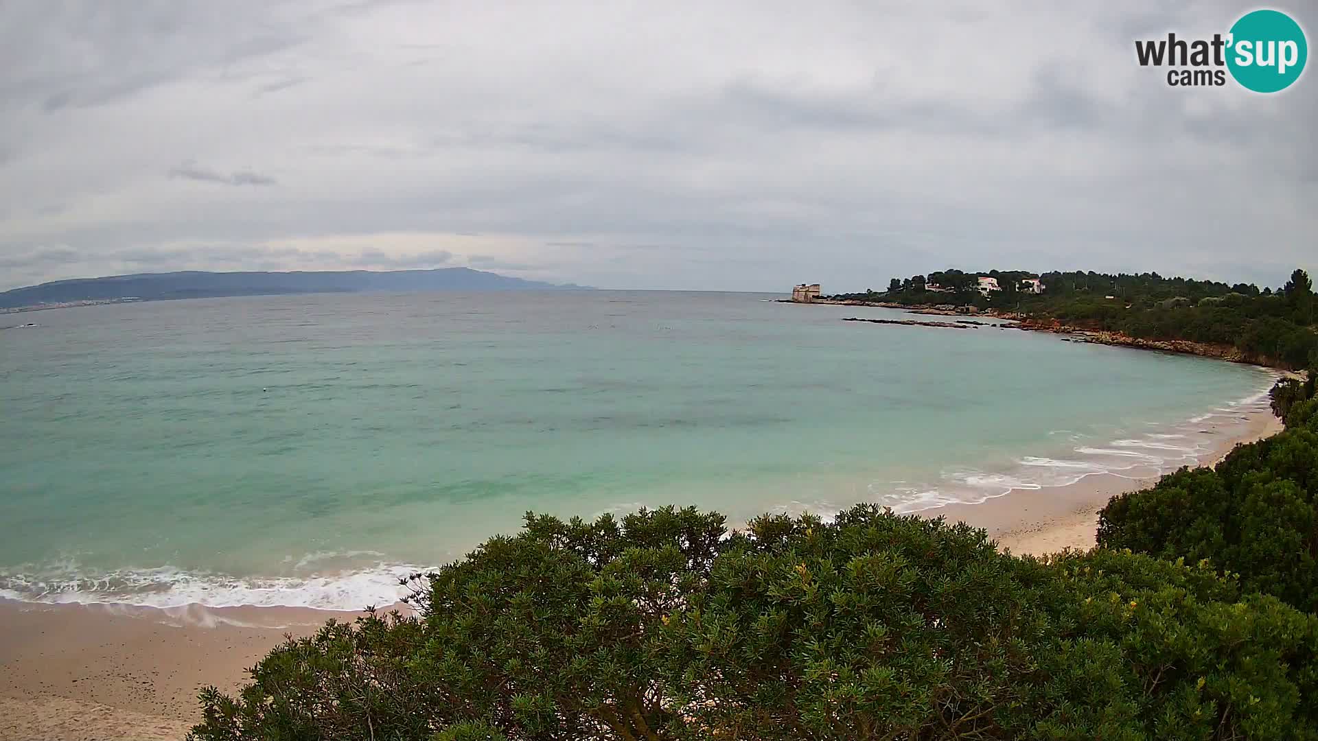 Webcam Lazzaretto Strand | Alghero | Sardinien