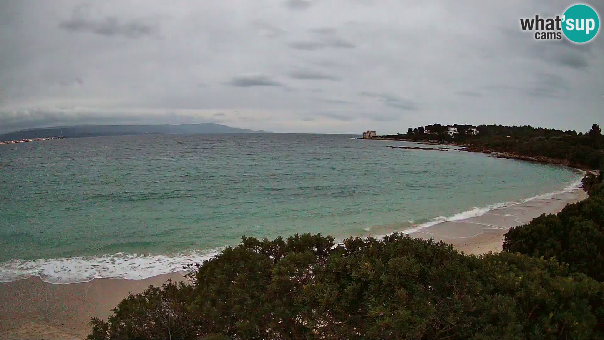 Webcam Lazzaretto Strand | Alghero | Sardinien