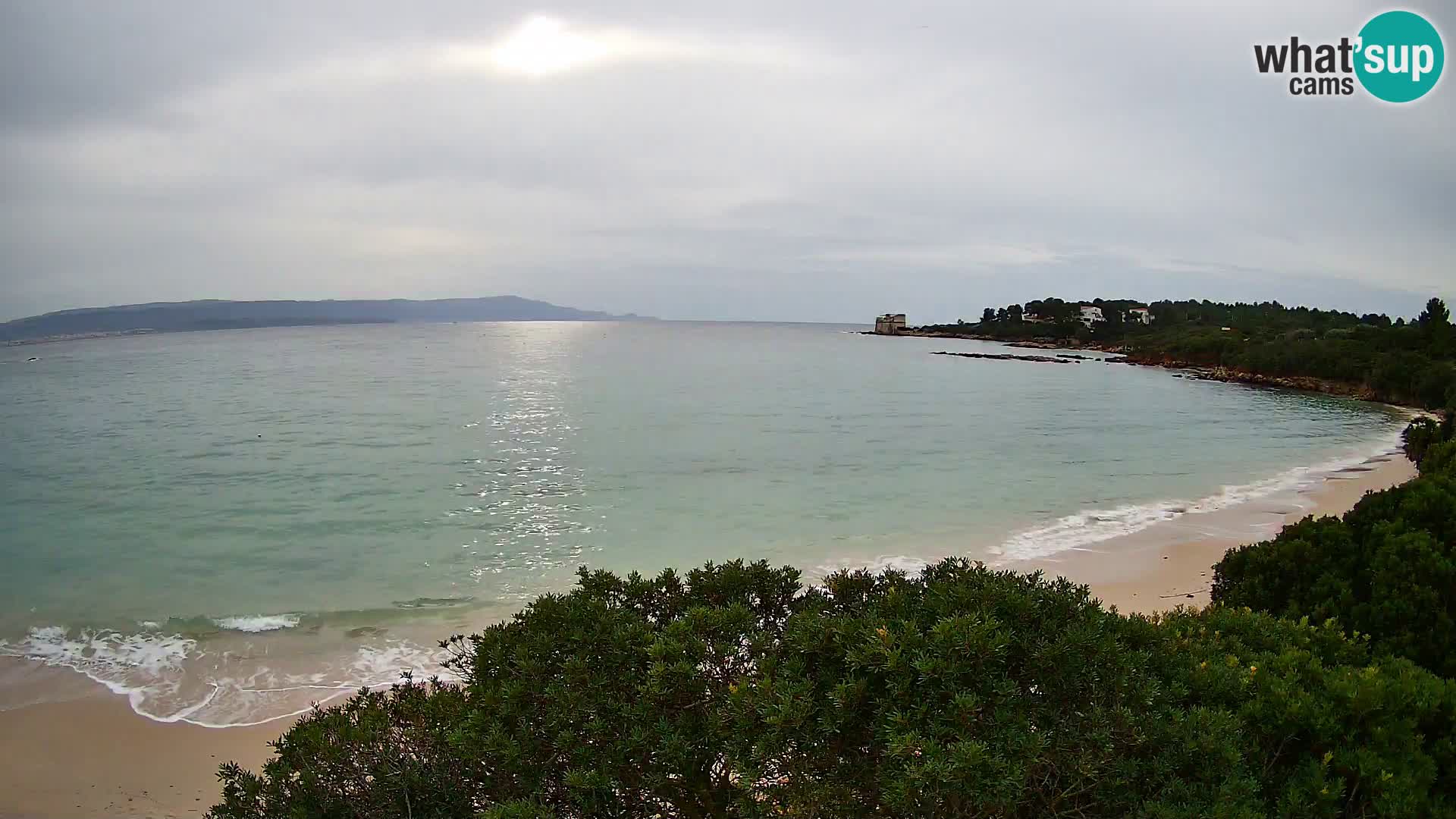 Webcam Lazzaretto beach | Alghero | Sardinia