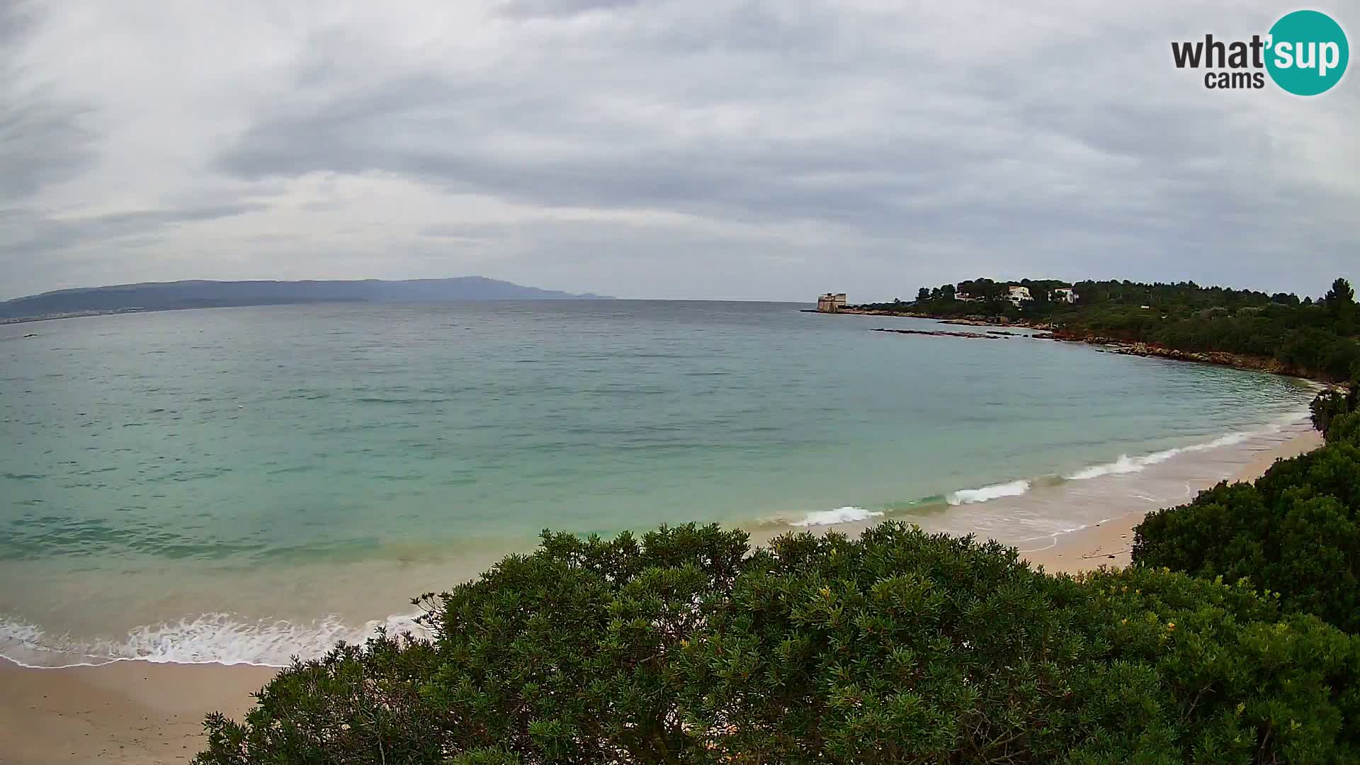 Webcam Lazzaretto Strand | Alghero | Sardinien