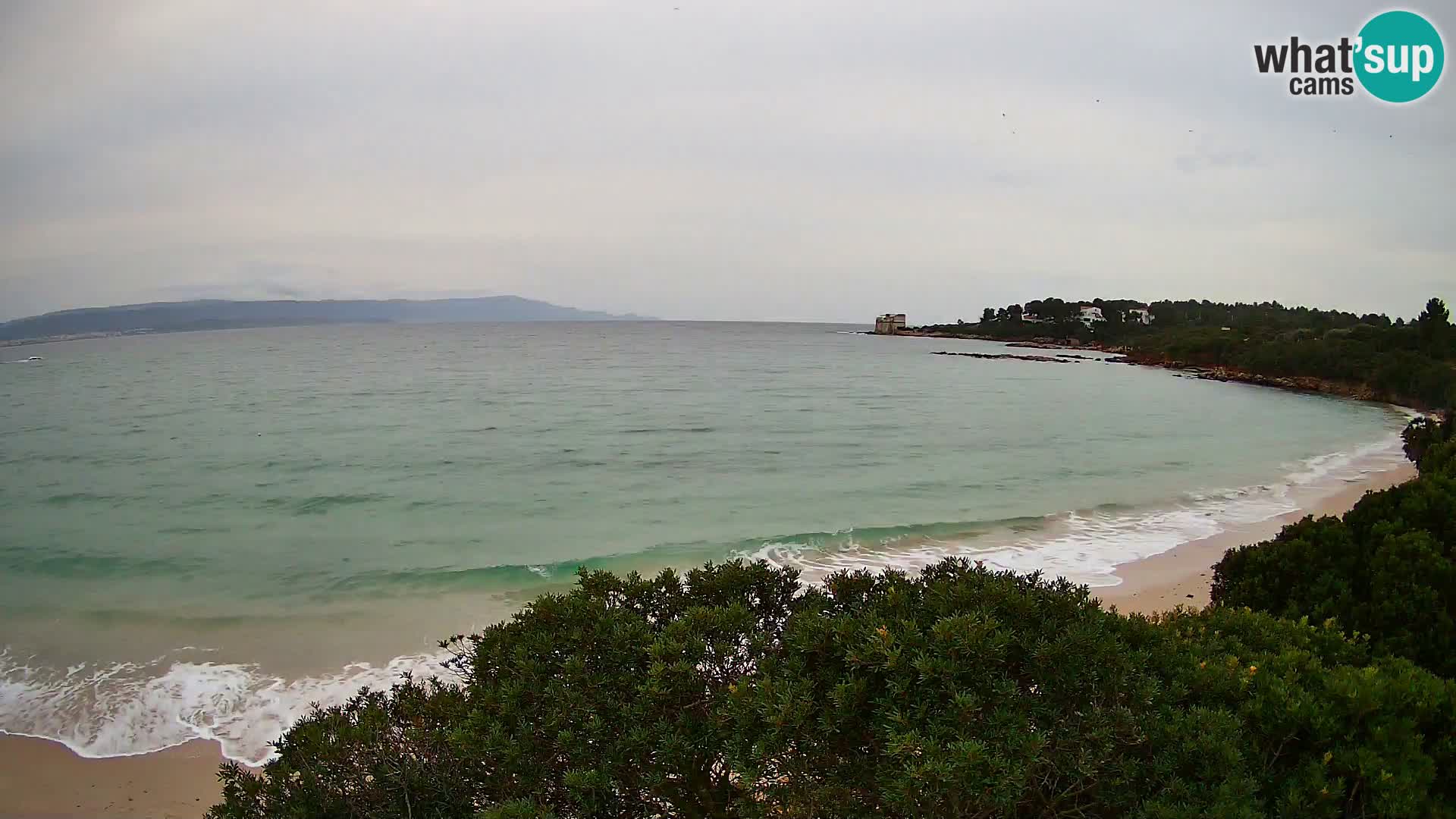 Webcam Lazzaretto beach | Alghero | Sardinia