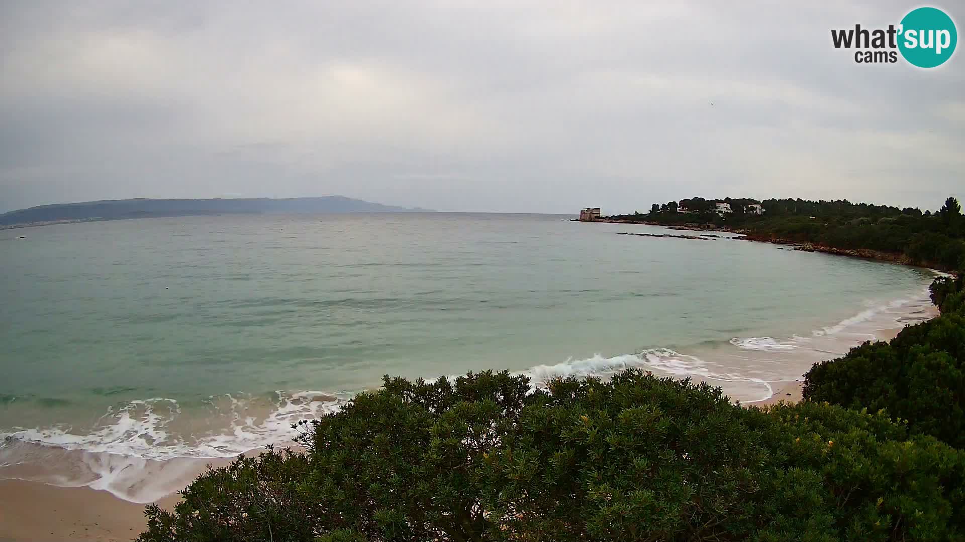 Webcam Lazzaretto beach | Alghero | Sardinia