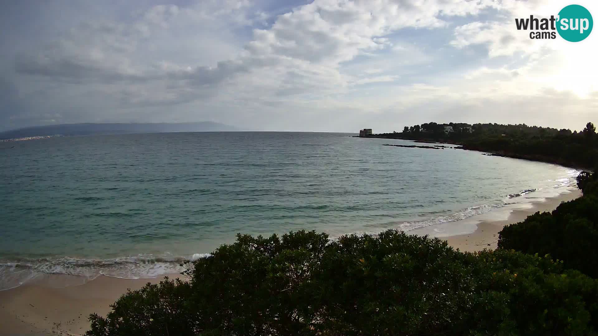 Webcam Lazzaretto beach | Alghero | Sardinia