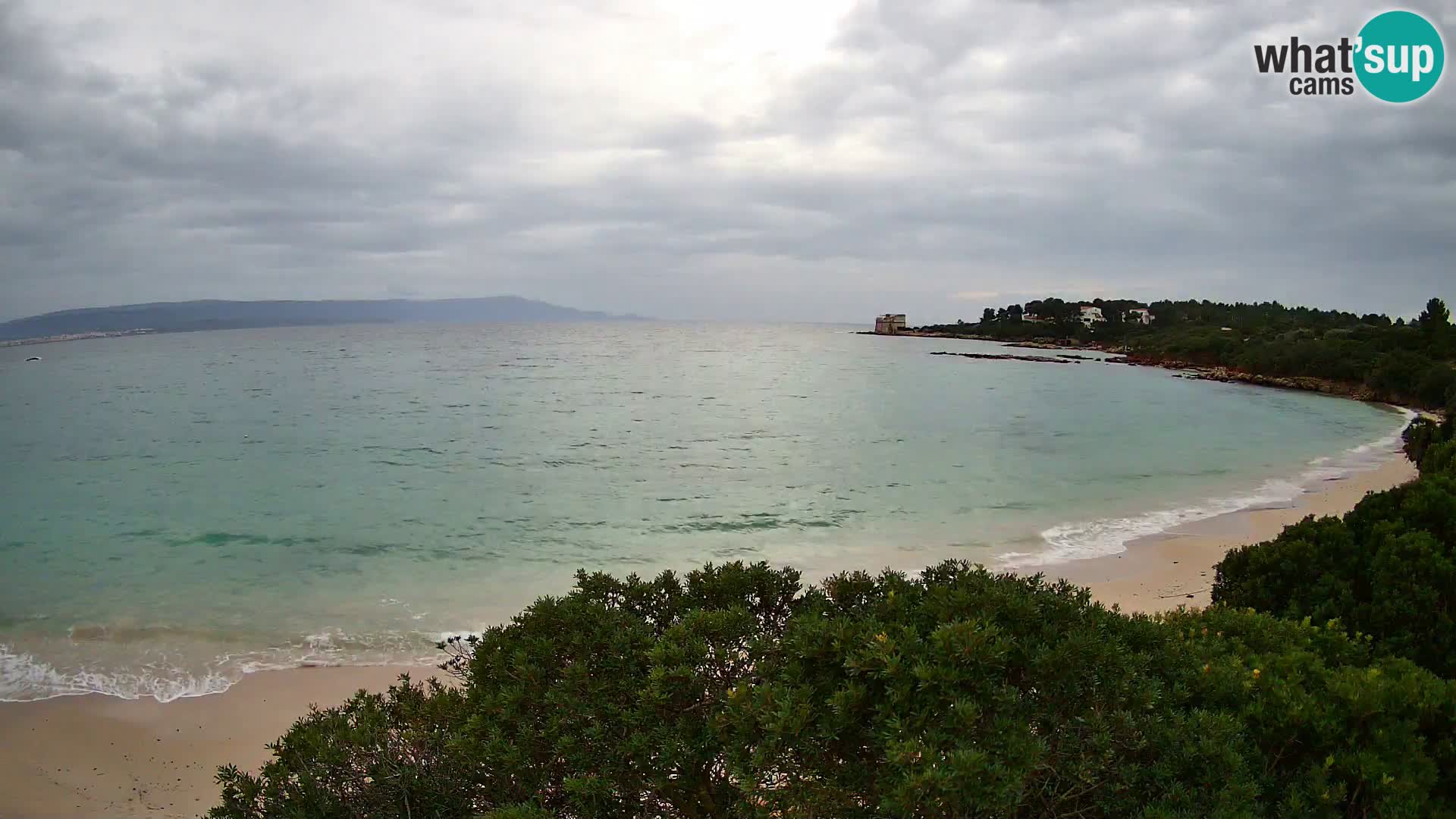 Webcam Lazzaretto beach | Alghero | Sardinia