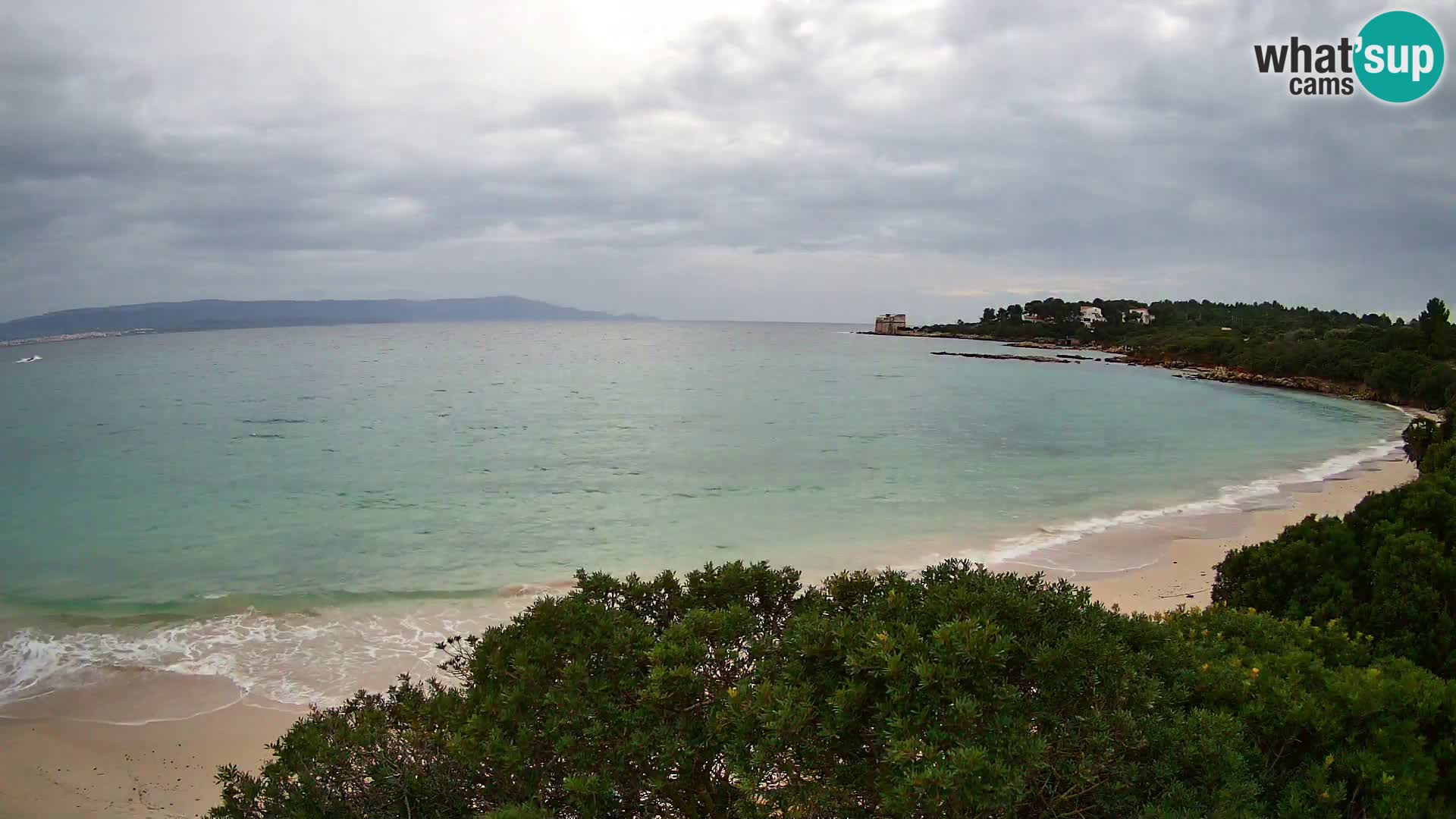 Webcam Lazzaretto beach | Alghero | Sardinia